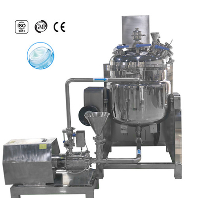 100L-500L GMP Cosmetic Lotion Making Machine Vacuum Emulsifying Equipment