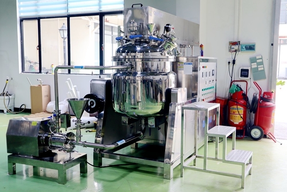 Customized Cosmetic Making Machine Vacuum Emulsifying Homogeneous Mixer