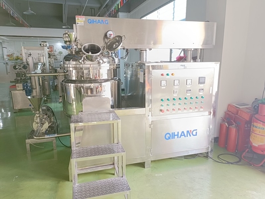 Lotion Ointment Homogenous Emulsifier Machine External Homogenizer Hydraulic Lifting