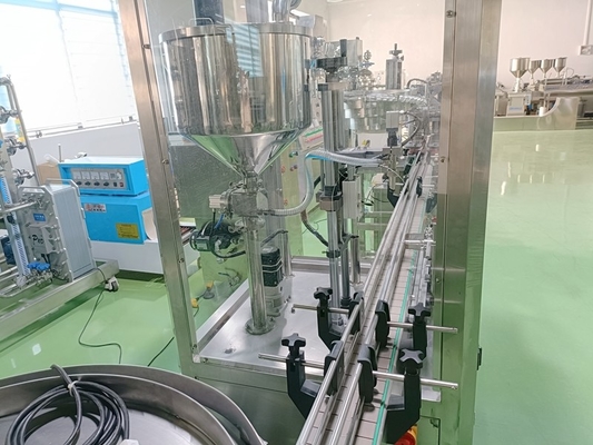 One Nozzle Cosmetic Filling Machine Facial Cleanser Lotion Ointment Automatic Capping Line