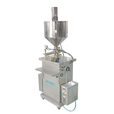 Liquid Paste Butter Heating Cosmetic Filling Machine With Mixing