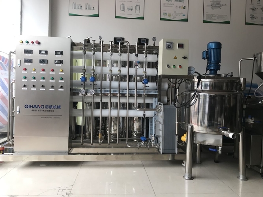 Cosmetic Product Making Machine High Filtration Garment Shops RO Water Treatment Equipment