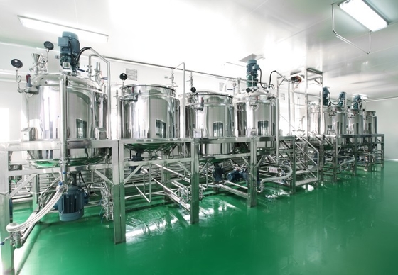 Liquid Vacuum Emulsifier Machine, Medical / Cosmetic Manufacturing Machinery