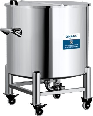50L - 20000L Cream Storage Tank Stainless Steel Material 1 Year Warranty