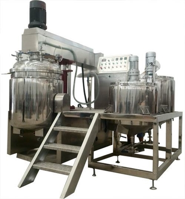 High Shear Dispersing Vacuum Mixer Homogenizer Movable for Cosmetic industry