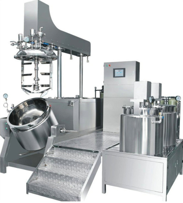 CE Cosmetic Manufacturing Machinery PLC Control System SS316 Emulsification Machine