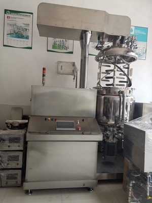 Gel Making Machine High Production Efficiency vacuum emulsifying mixer machine