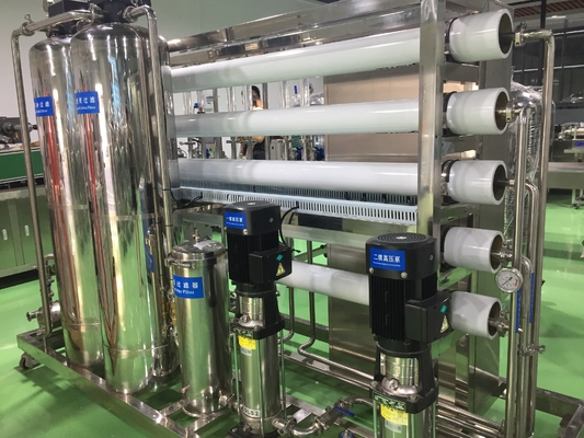 Cosmetic Product Making Machine 1000L RO Water Treatment Equipment