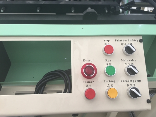 Single Color PLC UV Electric Screen Printing Machine