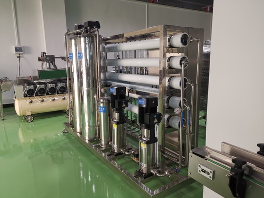 Reverse Osmosis Treatment 0.5T 500LPH Ro Water Purifier Cosmetic Product Making Factory