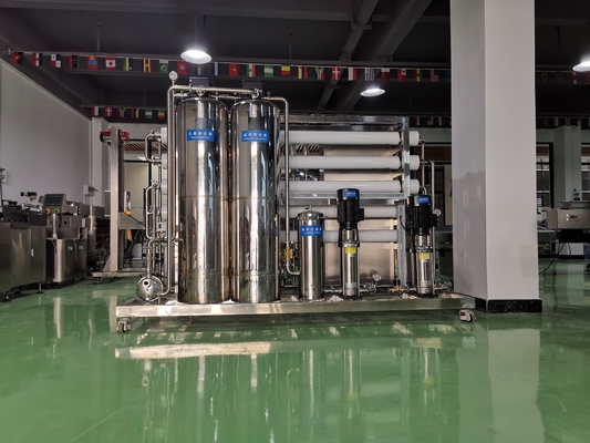 Reverse Osmosis 2 Stage 5T 5000L Water Treatment System Cosmetic Product Making Equipment
