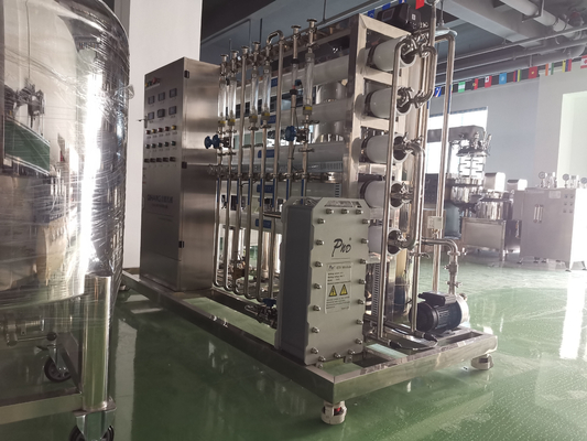 Commercial Beverage 2000L 2.0T/H RO Water Treatment Equipment Toothpaste Cream