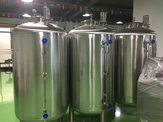 500L Floating Roof Cream Storage Tank For Milk Processing