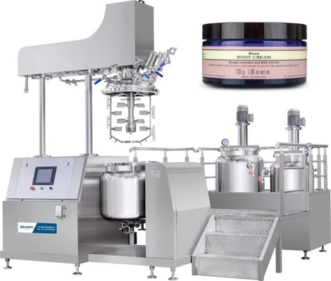 Automatic Cosmetic Processing Equipment  Durable High Pressure Homogenizing Machine