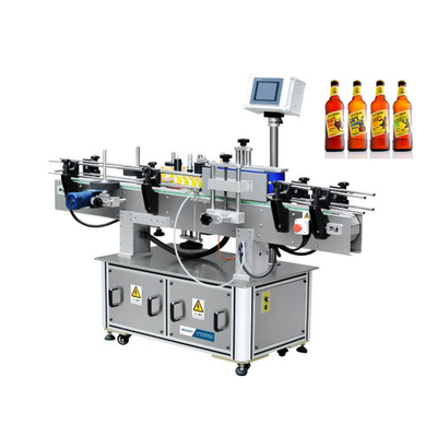 Cosmetic Packaging Machinery 1mm Round Bottle Sticker Labeling Machine For Food Beverage