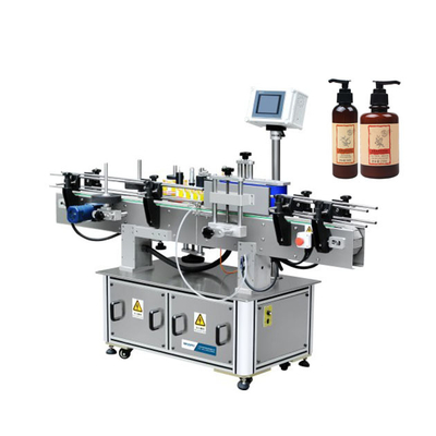 Pneumatic Square Flat 205mm 1200W Bottle Labeling Machine