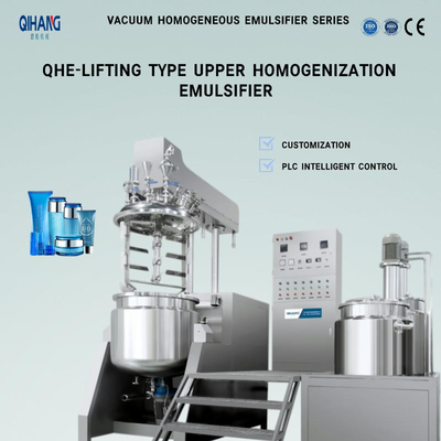 Vacuum Homogenization Emulsifier Cosmetic Cream Making Machine