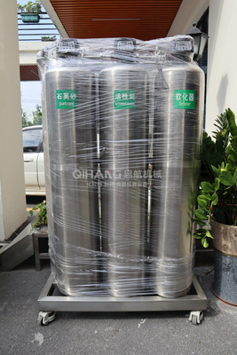 0.5T/H Two Stage Stainless Steel RO Water Treatment Equipment Special for Cosmetics