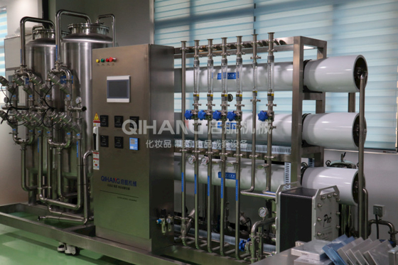 Cosmetics Immersion UV Sterilizer Two Stage RO Water Treatment Equipment Water Purifier Machine