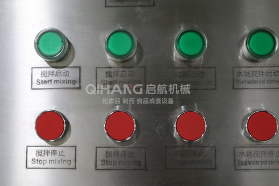 Fixed Homogenizing Shampoo Emulsifier / Cosmetic Making Machine SUS304 / 316 Material High Productivity