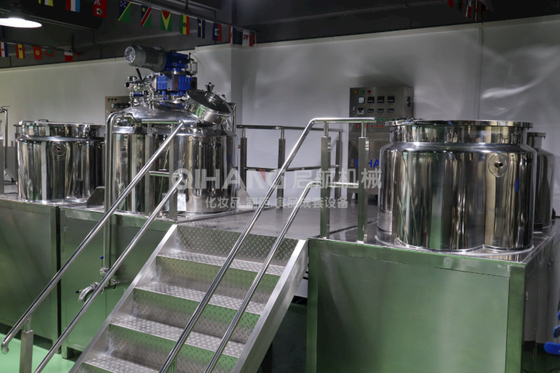 63 R/min Cosmetic Cream Manufacturing Equipment Emulsification Machine