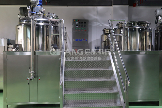 ISO 9001 Daily Chemiclas Cosmetic Making Emulsifying Machine