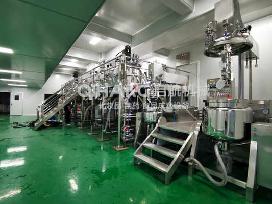 Emulsifying Machine Fast Cosmetic Homogenizer Equipment Automated Body Cream Making Machine