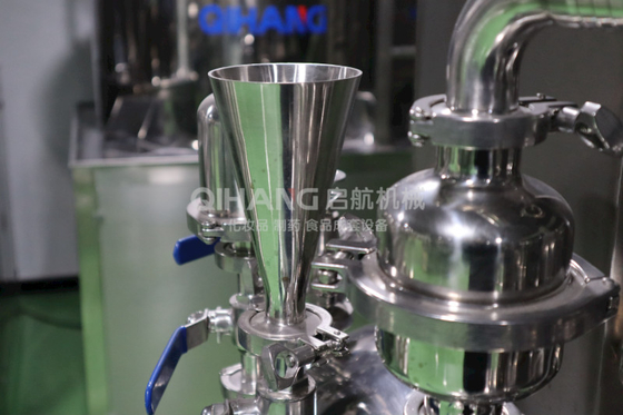 CE Cosmetic Making Machine With Operation Platform Emulsifying Homogenizer Equipment