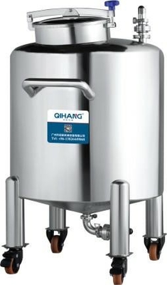 50L 200L 500L Perfume Pure Water Liquid Storage Tank Stainless Steel Drum Agitated Tank Reactor