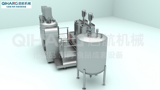 Body Lotion Ointment Manufacturing Emulsification Machine 5000L Loading Capacity