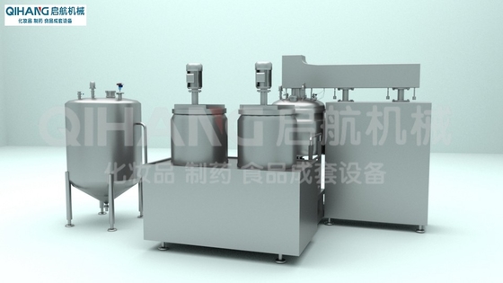 Body Lotion Ointment Manufacturing Emulsification Machine 5000L Loading Capacity