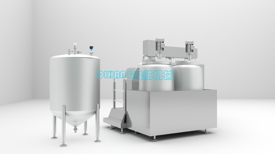 Oil Ointment Bottom Homogenizer Vacuum Emulsifying Mixer