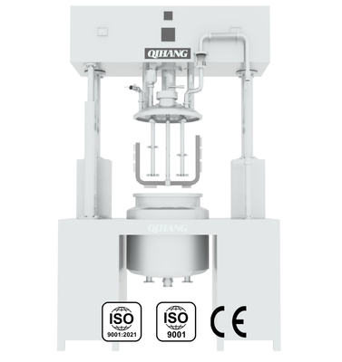 PLC Control Cosmetic Manufacturing Machines Shampoo Detergent Making Equipment Homogenizer Mixer