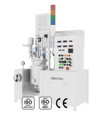 Button Control Homogenizing Machine Automatic Cosmetic Cream Lotion Toothpaste Processing Equipment