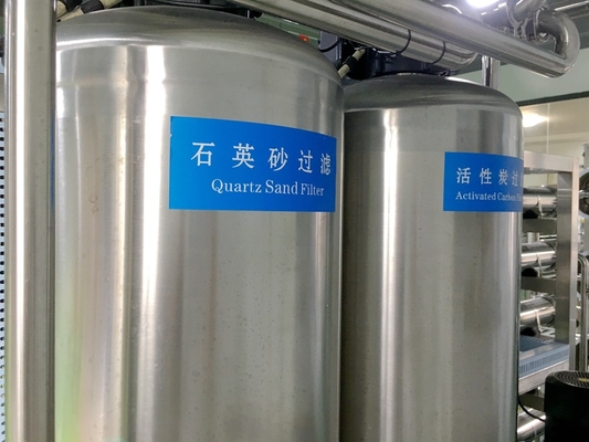 SS316L Cosmetic Manufacturing Equipment Reverse Osmosis Water Treatment