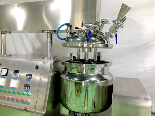 Paste Cream Liquid Soap Vacuum Homogeneous Emulsifier Mixing Machine