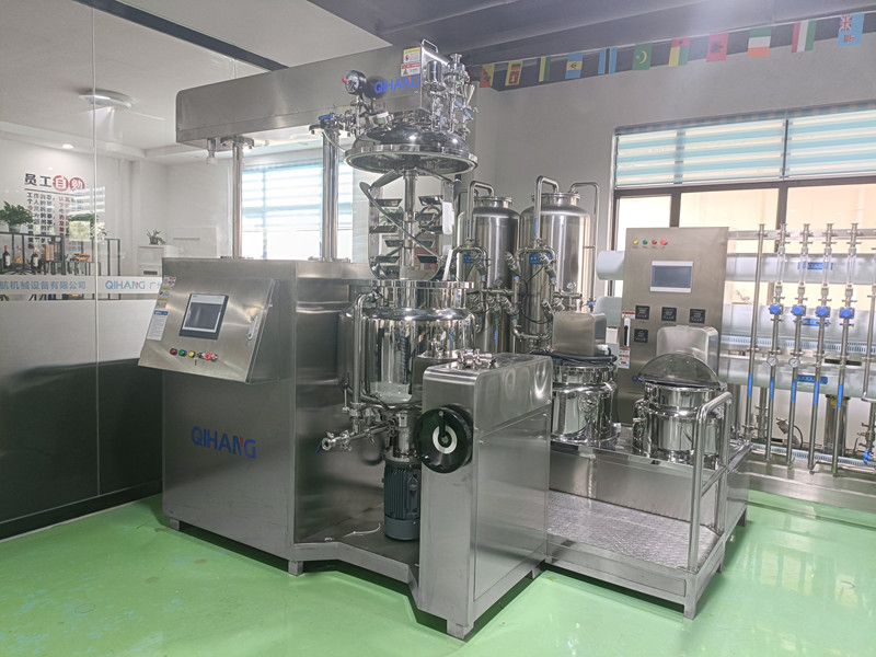 Chemical Mixing 100-5000l Cream Homogenizer Ointment Vacuum Emulsifying Mixer Machinery