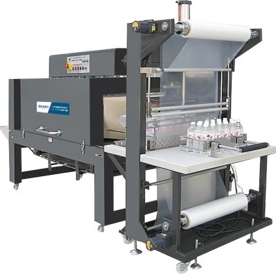 PLC Interface Controlled Cosmetic Packaging Auto Plastic Film L Bar Shrink Wrap Machine