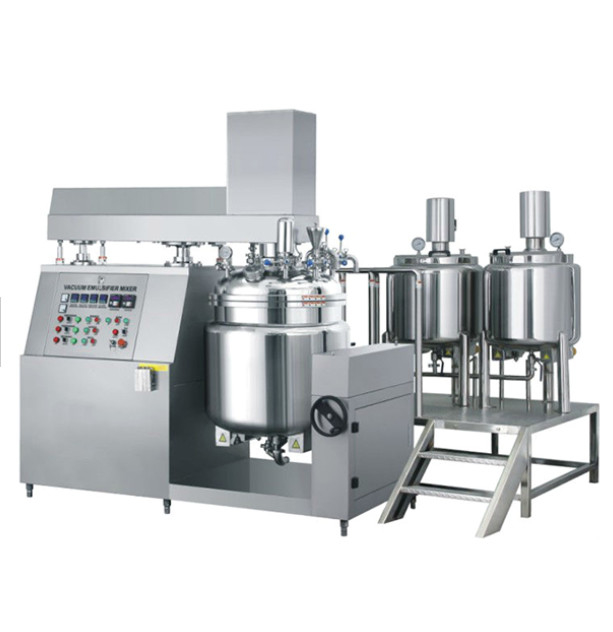 Vacuum Lower Homogenizer Emulsifying Machine 50 - 1000L Working Volume