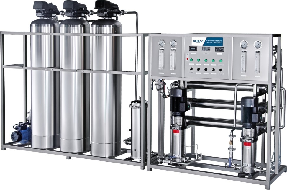 Reverse Osmosis 316L Industrial Water Treatment Systems Cosmetics Making Product Line
