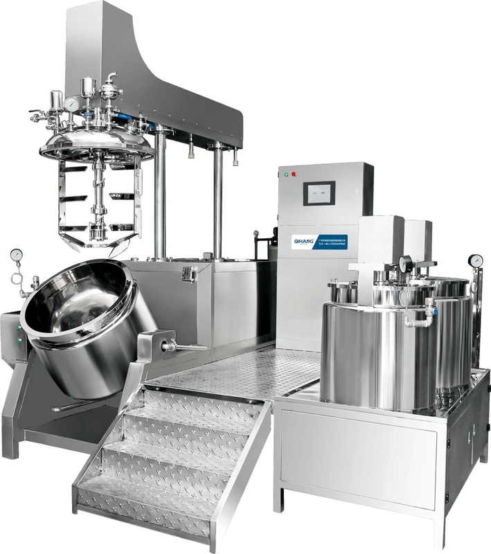 Equipment Used In The Manufacture Of Emulsions Milk / Cosmetic Manufacturing 1000L Emulsifying Machine