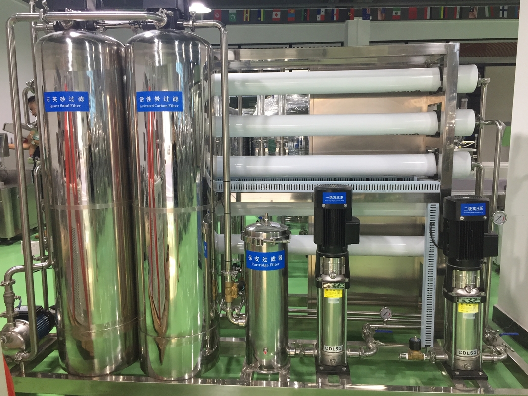Cosmetic Product Making Machine 1000L RO Water Treatment Equipment