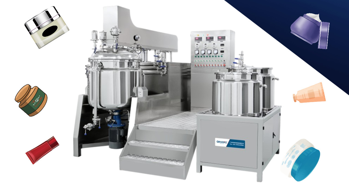 500L Vacuum Pharmaceutical Stainless Steel Salve Ointment Making Machine